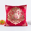 Cushion Cover Floral Gold Velvet Luxury Pillow Case for Sofa Bed Vintage Pillow Covers Soft Home Decor 18*18