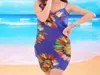 100 pçs / lote Frete Grátis Mulheres Chiffon Envoltório Verão Cover Up Desgaste da Praia Pareo Vestido Toalha Swimwear Saias