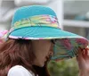 Mujeres Wide Large Floppy Brim Summer Beach Sun Straw Beach Derby Hat Cap 7colors # 3860