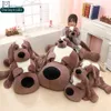 Dorimytrader nouveau à venir 59 ''/150 cm drôle en peluche douce en peluche beau grand jouet de chien de bande dessinée, joli cadeau pour enfants, livraison gratuite DY60719