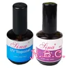 Whole2PCS Nail Top Coat Primer Base Gel Topcoat UV Gel Polishs Gloss Guard Glaze Manicure Lime6734110