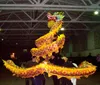 18m10 adult 9 joint adults mascot Costume silk CHINESE Traditional Culture DRAGON DANCE Folk Festival Celebration Stage Props