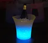 2015 nieuwe LED Ice Bucket Color Changing, 5L Bars Nachtclubs LED Licht op Ice Bucket Champagne Wijn Bier Beerbakken