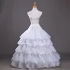 2017 New Arrival Ball Gown Quinceanera Dress Petticoat Tiered Polyester Slip White Bridal Crinoline In Stock