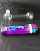 Free shipping wholesalers new With a bubble rectangular glass pot, glass Hookah / glass bong accessories