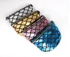 Kvinnor Lady Waist Bag Zipper Mermaid Sequins Glitter Coin Purse Travel Casual Money Telefon Bälte Väskor