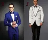 Custom Made Groomsman New Arrival smokingi dla pana młodego 10 stylów męski garnitur klasyczny drużba ślub/PromSuits (kurtka + spodnie + krawat + pas) J961A