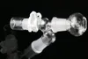plataformas de aceite de narguile bongs de vidrio Kit de adaptador macho en ángulo 14 mm / 18 mm Juego completo de receptor de recuperación hembra para tuberías de agua bong