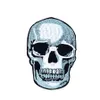 Skull Motor Patches for Clothing Iron on Transfer Applique Patch for Jacket Jeans DIY Sew on Embroidered Badge 1pcs