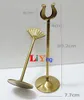 table number holder gold card stand silver wedding place card holders U shape table decoration stainless 1030cm business card hol1412272