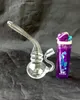 Wholesale free shipping ----- 2016 new Mini colored, transparent glass Hookah / glass bong, color and style random delivery, spot sales