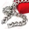 Mens Kies maat 10mm / 15mm brede 316L roestvrij staal Hoog gepolijste curban Curb Chain Ketting 24 '' voor Kerstmis / Verjaardag Bling Sieraden Geschenken