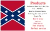 Konföderierten-Rebellen-Bürgerkriegsflagge, Konföderierten-Flagge, Konföderierten-Kampfflaggen, zweiseitig bedruckte Flagge, nationale Polyester-Flaggen, 50 Stück