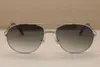 Man 1188001 Sunglasses womens Full frame metal Glasses outdoors driving Eyeglasses oval sunglasses C Decoration 18K gold2969
