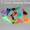 Fabricant 2 Joints Support Tuyau En Silicone Brut Blunt Bubbler Fumer Pipes À Bulles Petit HandPipe DHL