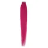 كامل 5A 16quot 24 quot 100 Human Hair Pu emy Tape Skin Hair Extensions 25GPCS 40PCS100GSET HAIR RED DHL 5644404