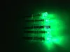 3PK Automatically lighted led light arrow nock crossbow arrow nock ID 7.6mm in green color