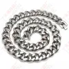 Mens Choose Size 10mm /15mm Wide 316L Stainless steel High Polished Curban Curb Chain Necklace 24'' for xmas / birthday Bling Jewelry Gifts