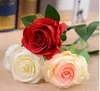 Nowy sztuczny fałszywy Silk Circle Center Rose Flower Bukiet do Home Wedding Decor Centerpieces Dekoracja 7 kolorów do wyboru SF0212