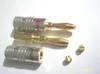 100PCS 24K GOLD NAKAMICHI Speaker Banana Plug Audio Connector