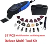 Free shipping Multifunction oscillating saws, Deluxe Multi-Tool Kit ,with 37 accessories Storage case.Ideas for DIY home renovation working!