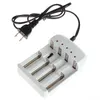 Laddare Wholesale Universal 4Slot gradvis justerbar USA (eller Storbritannien / EU) AC Plug Battery Charger billig laddare