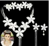 Bridal Jewelry sets wedding accessories chain crown three suits wedding tiara bridal necklace set necklace Beautiful Hair Accessories HT02