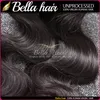 Bella Hair Brésilien 3 Faisceaux Avec Fermeture 8-34 pouces Double Trame Vierge Extensions de Cheveux Humains Offres Remy Cheveux Humains Tisse Vague de Corps Ondulés Julienchina VENTE Tête Complète