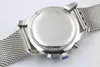 Sale Top Chronograph Men's Watch Silver Staimless Belt Silver Silver Sildon Dial Blue Dial White Pointer Trend Watches