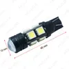 10pcs T10 8SMD + 1.5W Lente Bianca a Led W5W Led ad alta potenza Indicazione auto luci di segnalazione a LED 7-Color # 1826