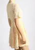 Luxe vrouwen prinses jurk korte mouw Kate Middleton A-lijn jurken WF009