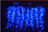 Vacances de vacances de Noël rideau de jardin glacée LED lumières décoration 8 modes Flash 110V-220V 4MX0.75M 144 LEDs imperméables