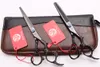 Z9005 6 "JP 440C Lila Dragon Hot Sälj Professionell Human Hair Scissors Barbers Frisör Saxar Skärning Tunna Shears Style Tools