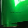 Film di avvolgimento per auto in vinile metallico lucido verde glossy con aria rilasciata metallica involuta ridotta per pellicola di adesivi per lamina: 1,52*20m/rotolo