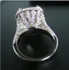 Sona 8 Karat Diamond Silver Queen Ring Extra Diamond Euro-American مبالغ فيه