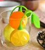 Silicone Teabag Tea Strainer Infuser Teapot Teacup Filter Bag Lemon Style Hot Sales 1000pcs/lot Fast shipment