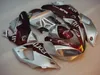 Högkvalitativ kit för Yamaha YZF R1 2000 2001 Silver Red Fairings Set YZFR1 00 01 GF47