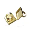 Beadsnice Hurtownie Square Regulowane Bazy pierścieniowe Półki Brass Pierścień Ustawienia Pierścień Puste Fit 25mm dla DIY Biżuteria Akcesoria ID7102