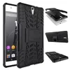 Voor Sony Xperia XA1 Ultra XA2 Ultra Dazzle 2 in 1 Hybride Kickstand Impact Rugged Heavy Duty TPU + PC Shock Proof Cover Case 50pcs