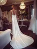 Maternity Mermaid Wedding Dresses 2016 Backless Beading Wedding Gown with Pearls Straps and Bow Sash Court Train Bridal Gowns Custom Made