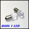 BA9S 1 ampoules latérales LED T6W baïonnette BA9S T8 24V haute puissance voiture auto lumière LED livraison gratuite! DC12V 24V blanc 1000 pièces/lot