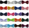 Högkvalitativ mode man och kvinnor tryckta båge slipsar neckwear barn bowties bröllop slips