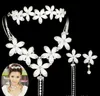 Bridal Jewelry sets wedding accessories chain crown three suits wedding tiara bridal necklace set necklace Beautiful Hair Accessories HT02