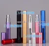 5ml Mini Portable Refillable Perfume Atomizer Spray Bottles Empty Bottles 7colors to choose Travel metal perfume bottles Free Shipping