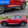 4 pcs ABS Car Styling Chrome Moldagem Tiras Do Corpo Da Porta Para Mazda CX-5 2017 2018 Acessórios Trim Covers Externo Decoração Tiras