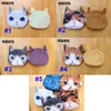 새로운 미니 3D 고양이 가방 동물 얼굴 지갑 동전 가방 여자 어린이 지갑 메이크업 핸드백 클러치 주머니 플러스 색상 키 전화 홀더 가방