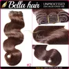 8A 3pcslot Peruvian hair colored human hair weft weave Body wave hair extensions by DHL4098733