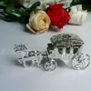 European Styles Romantic Wedding Candy Chocolate Boxes golden Carriage Candy Bags Wedding gift Holder Favor free shipping