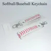 Personliga Softball Baseball Nyckelringar för bilnyckel