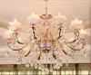 Free Shipping Noble Luxurious K9 Crystal Chandelier 6L/8L/10L Arms Class A K9 Lustres De Cristal Chandeliers AC 100% Guaranteed